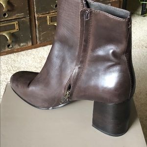 Frye brown ankle boots